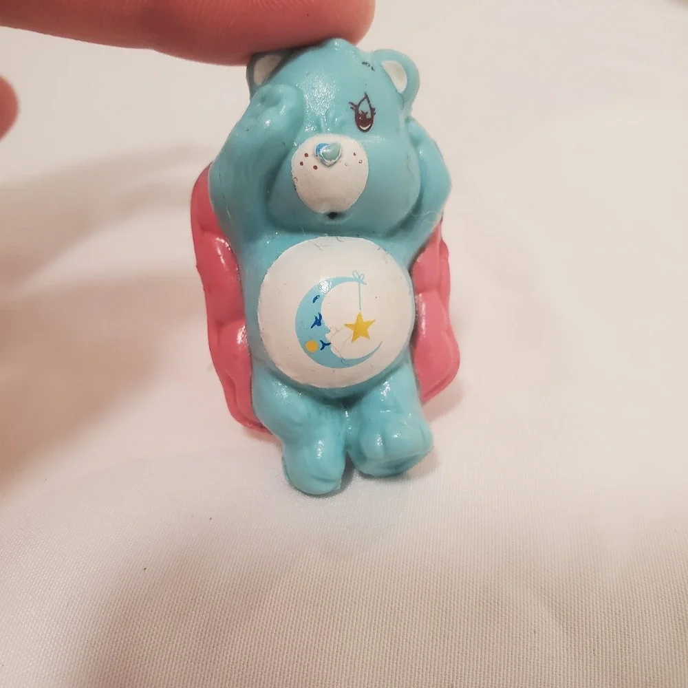 Vintage 1983 Care Bears Bedtime Bear Pvc Figure Cake‎ Topper